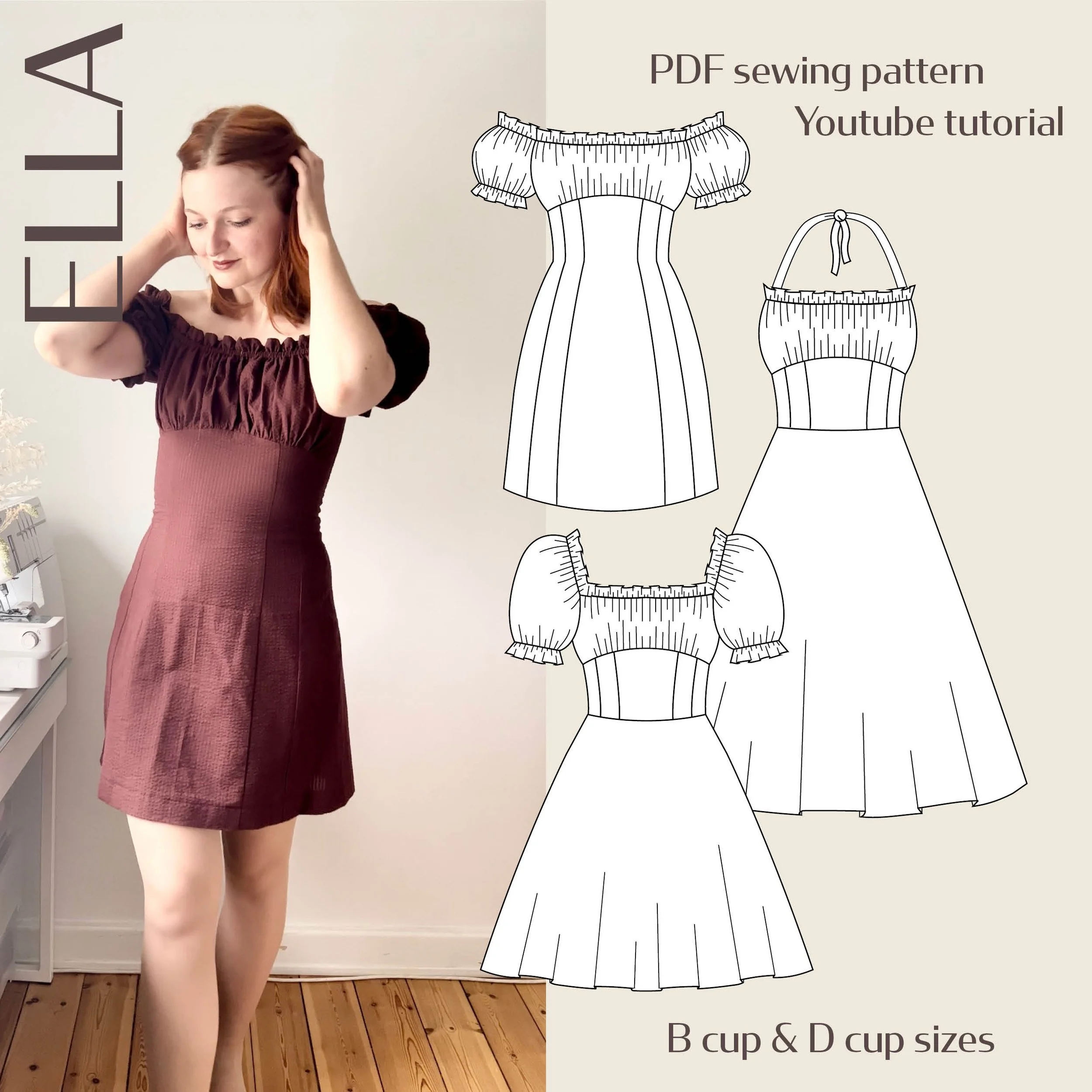 The Ella Pattern - Digital Pattern (B and D size range